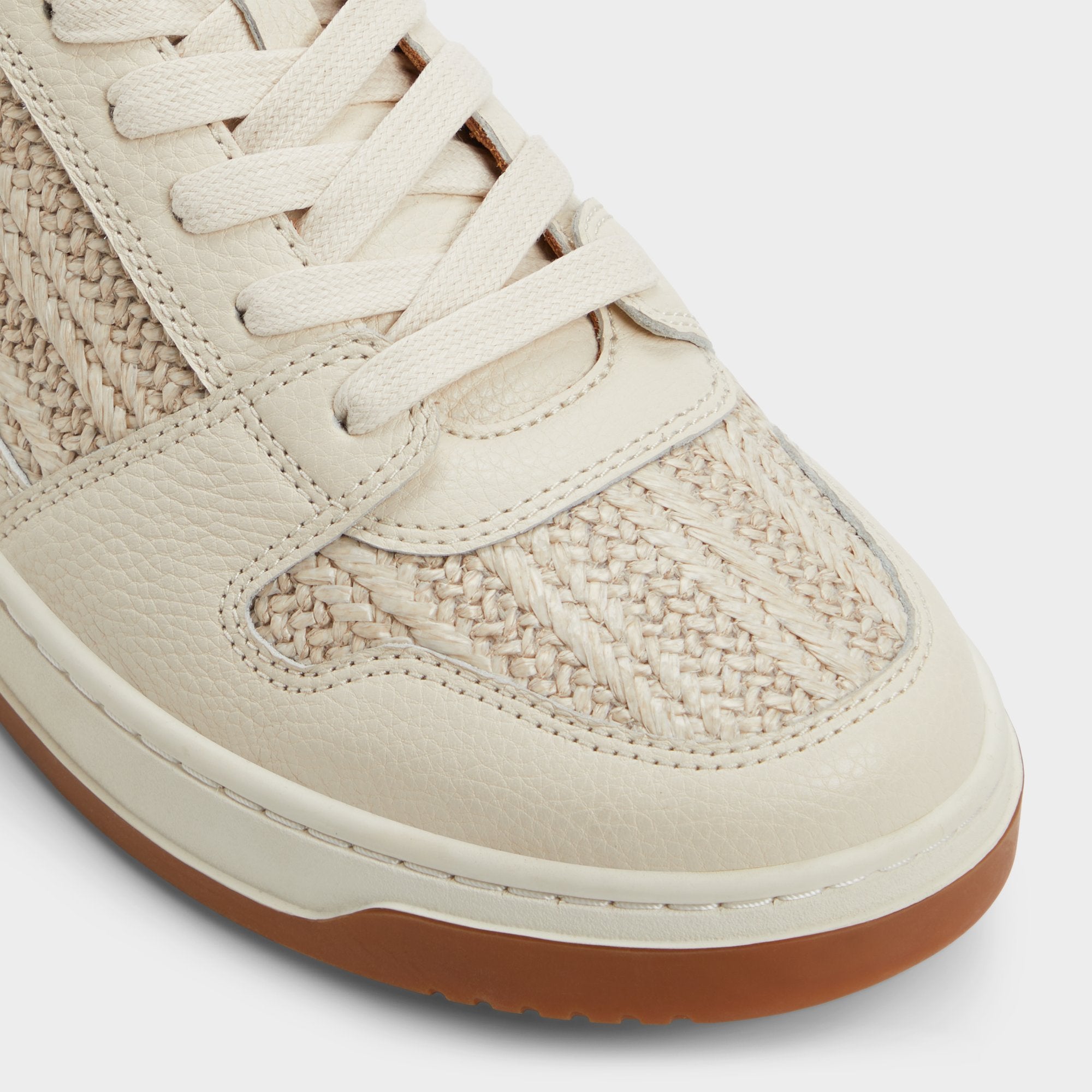 Aldo | Ludlow White Leather Mixed Material Men's Low top - Low top sneaker