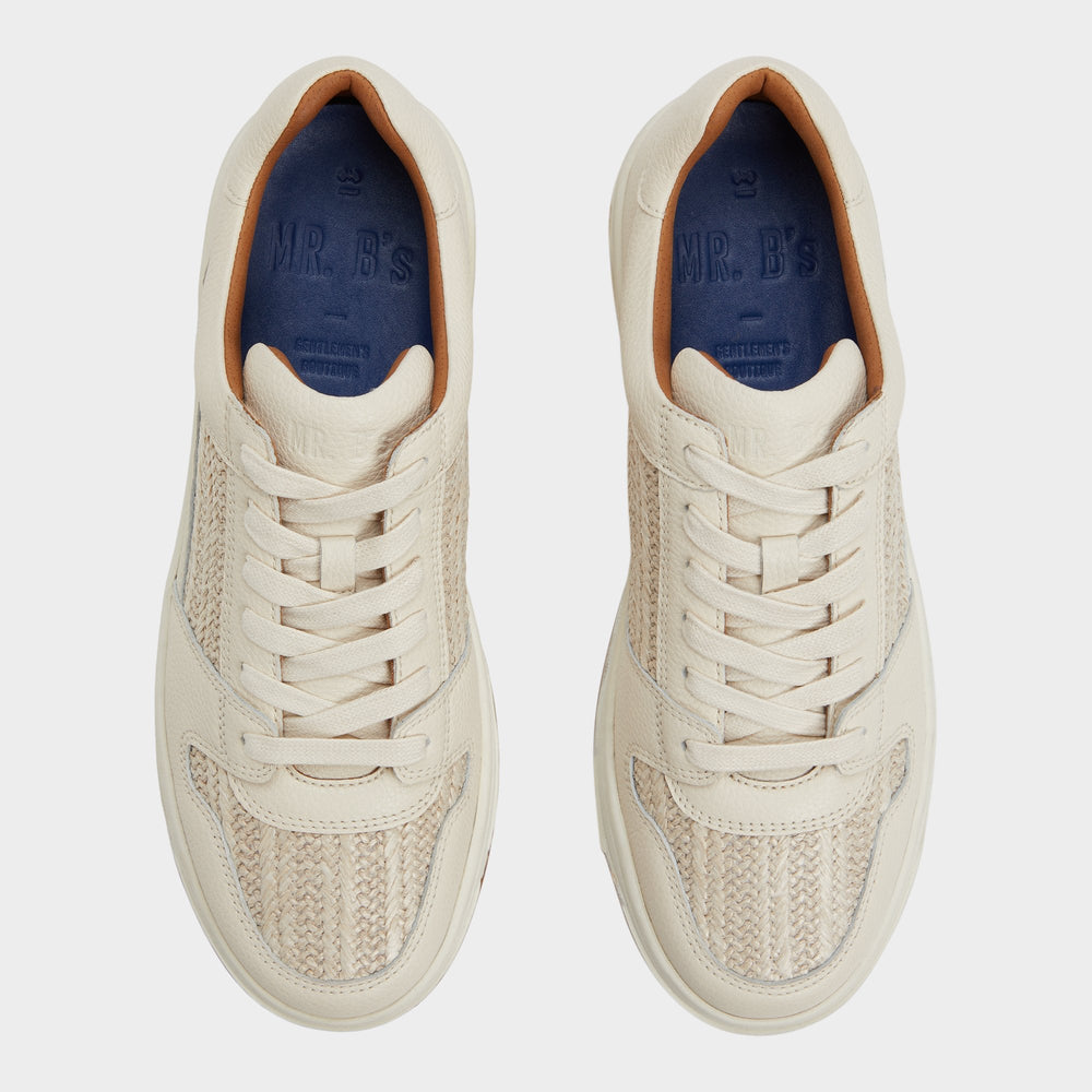 Aldo | Ludlow White Leather Mixed Material Men's Low top - Low top sneaker