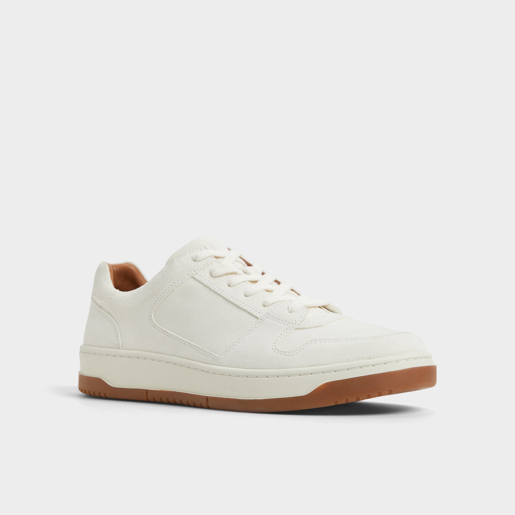 Aldo | Ludlow White Leather Suede Men's Low top - Low top sneaker