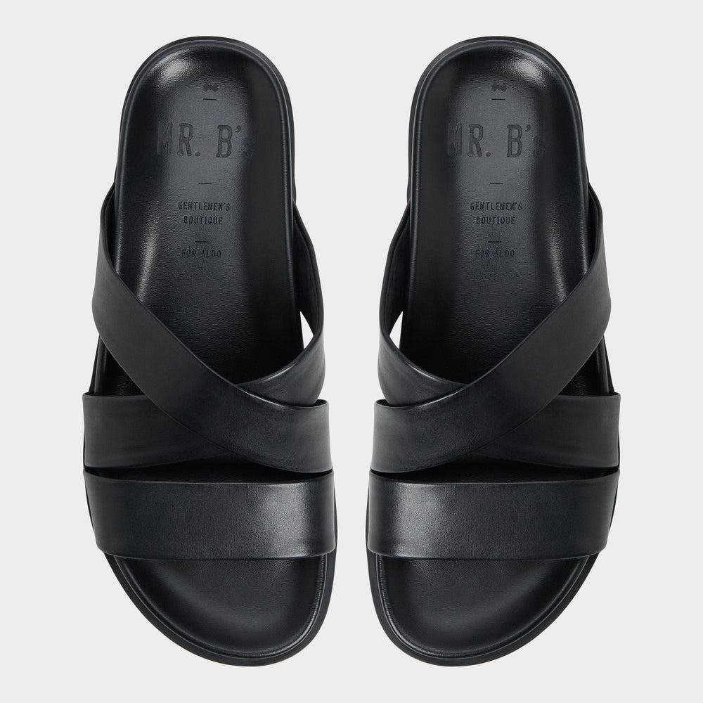 Aldo | Kairo Black Men's Sandals & Slides - Slide sandal