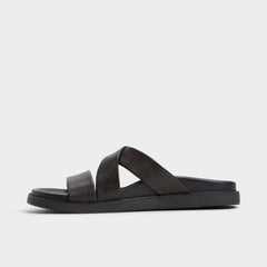 Aldo | Kairo Dark Brown Men's Sandals & Slides - Slide sandal
