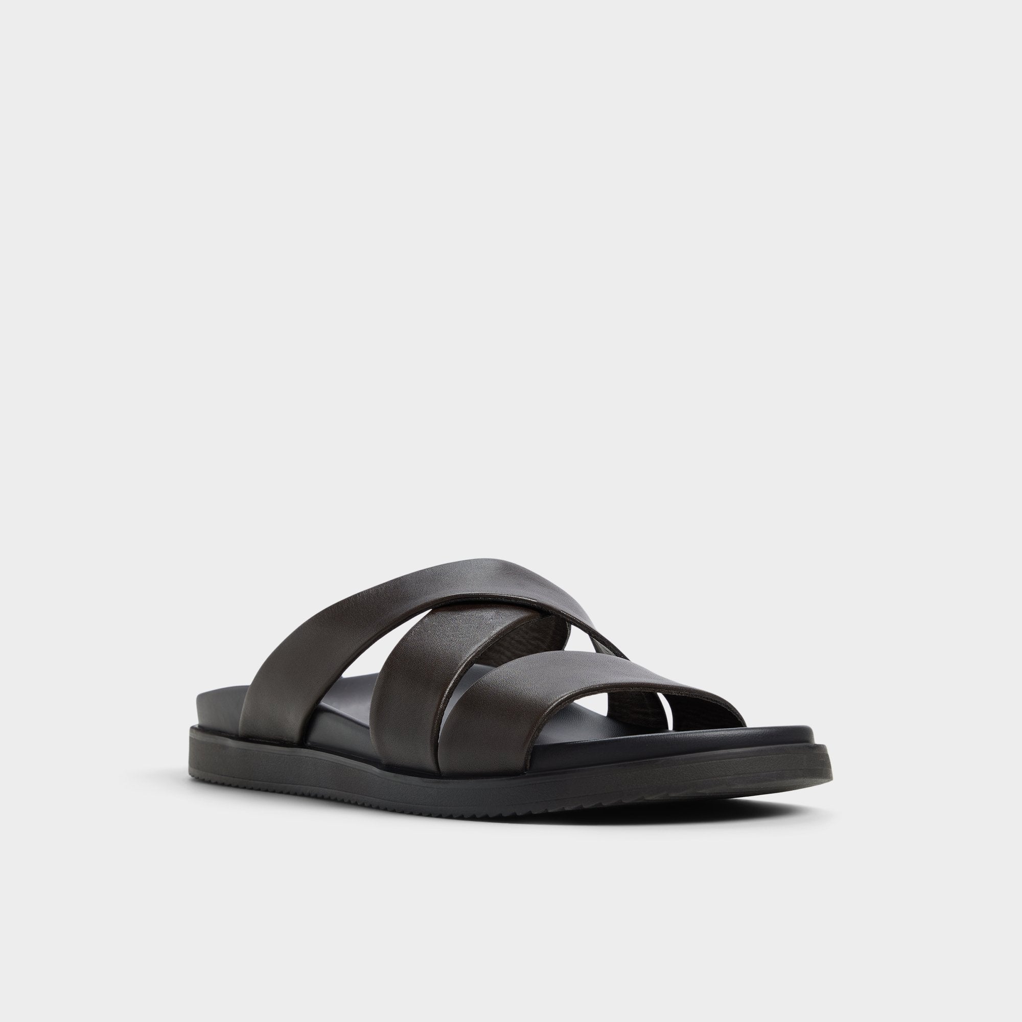 Aldo | Kairo Dark Brown Men's Sandals & Slides - Slide sandal
