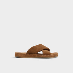 Aldo | Steele Light Brown Men's Sandals & Slides - Slide sandal