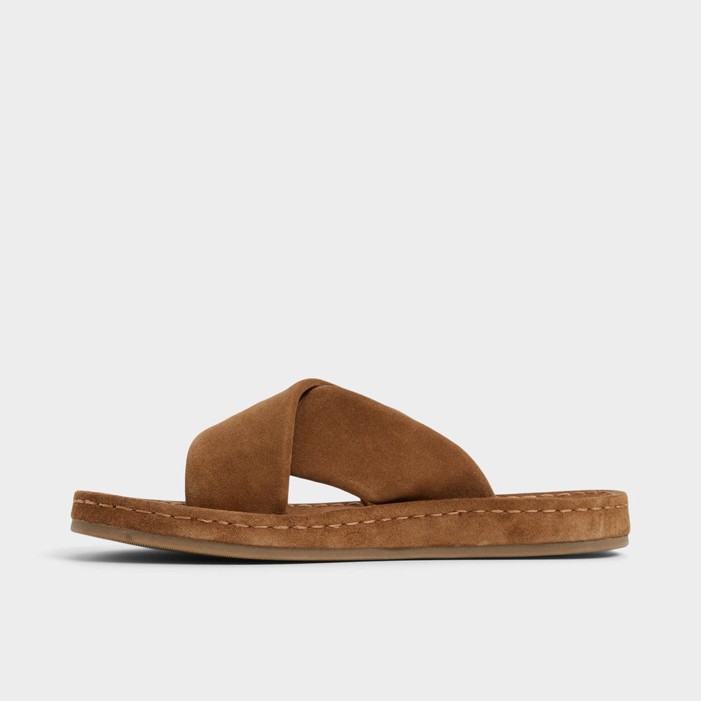 Aldo | Steele Light Brown Men's Sandals & Slides - Slide sandal