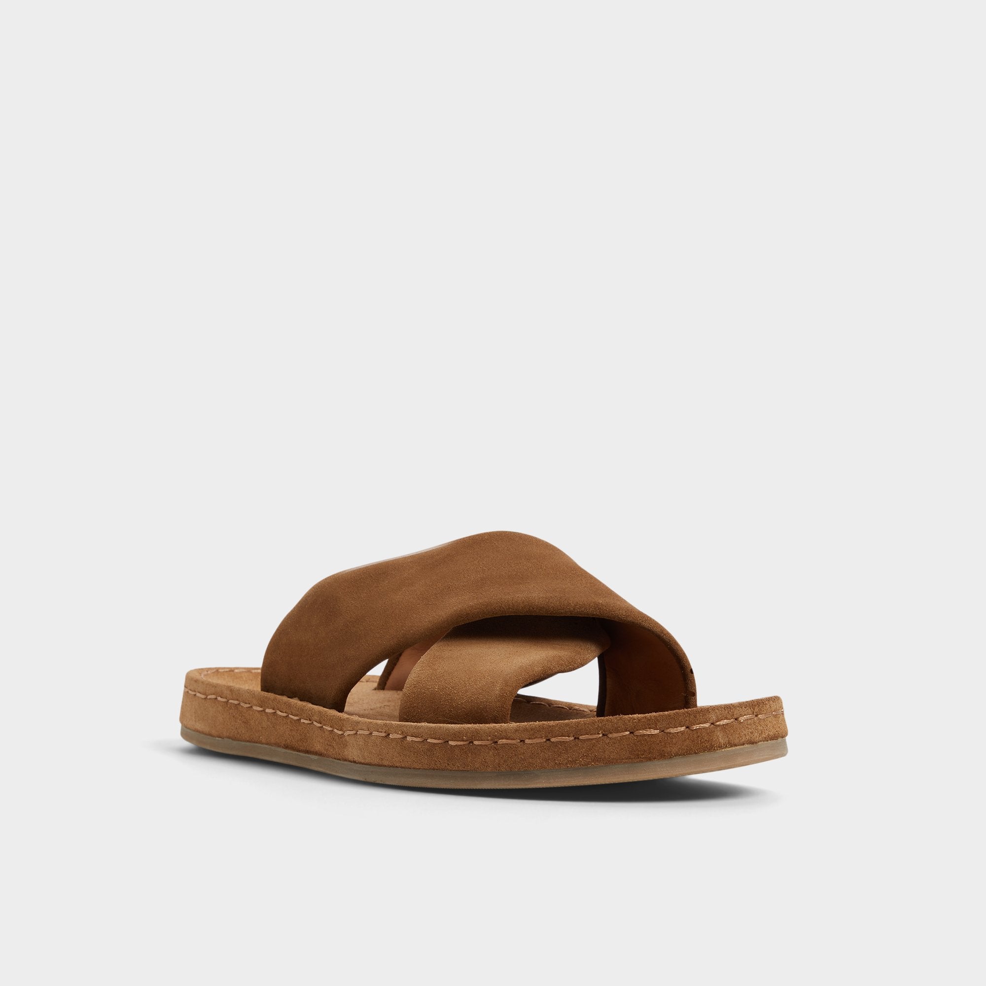 Aldo | Steele Light Brown Men's Sandals & Slides - Slide sandal