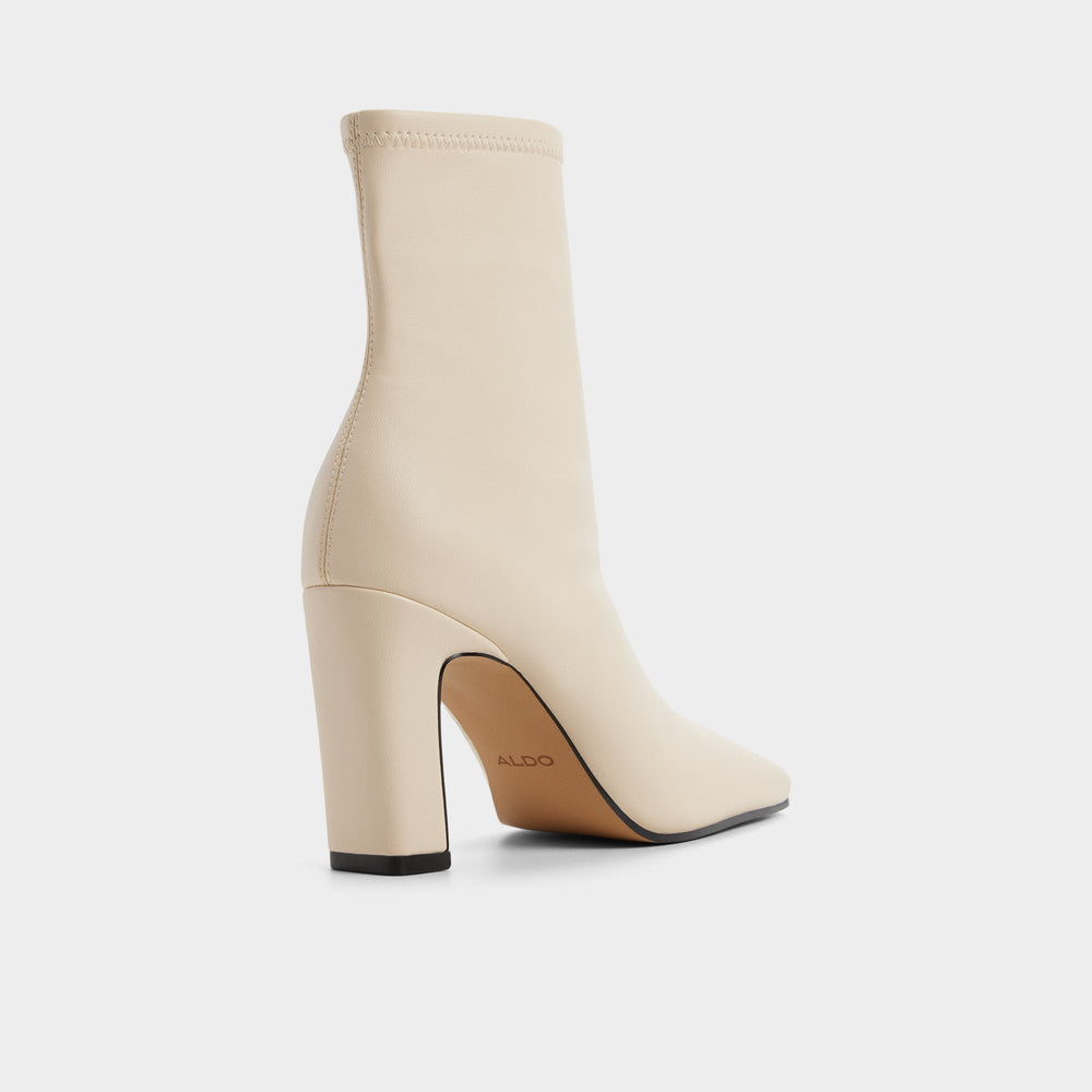 Aldo | Cybele in Cream - Ankle boot, Block heel