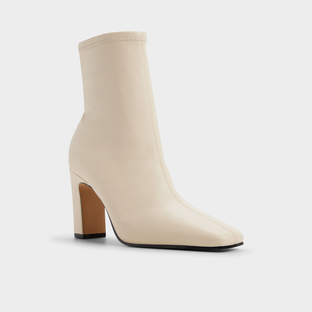 Aldo | Cybele in Cream - Ankle boot, Block heel