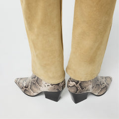 Aldo | Shanah in Open Brown - Ankle boot, Block heel