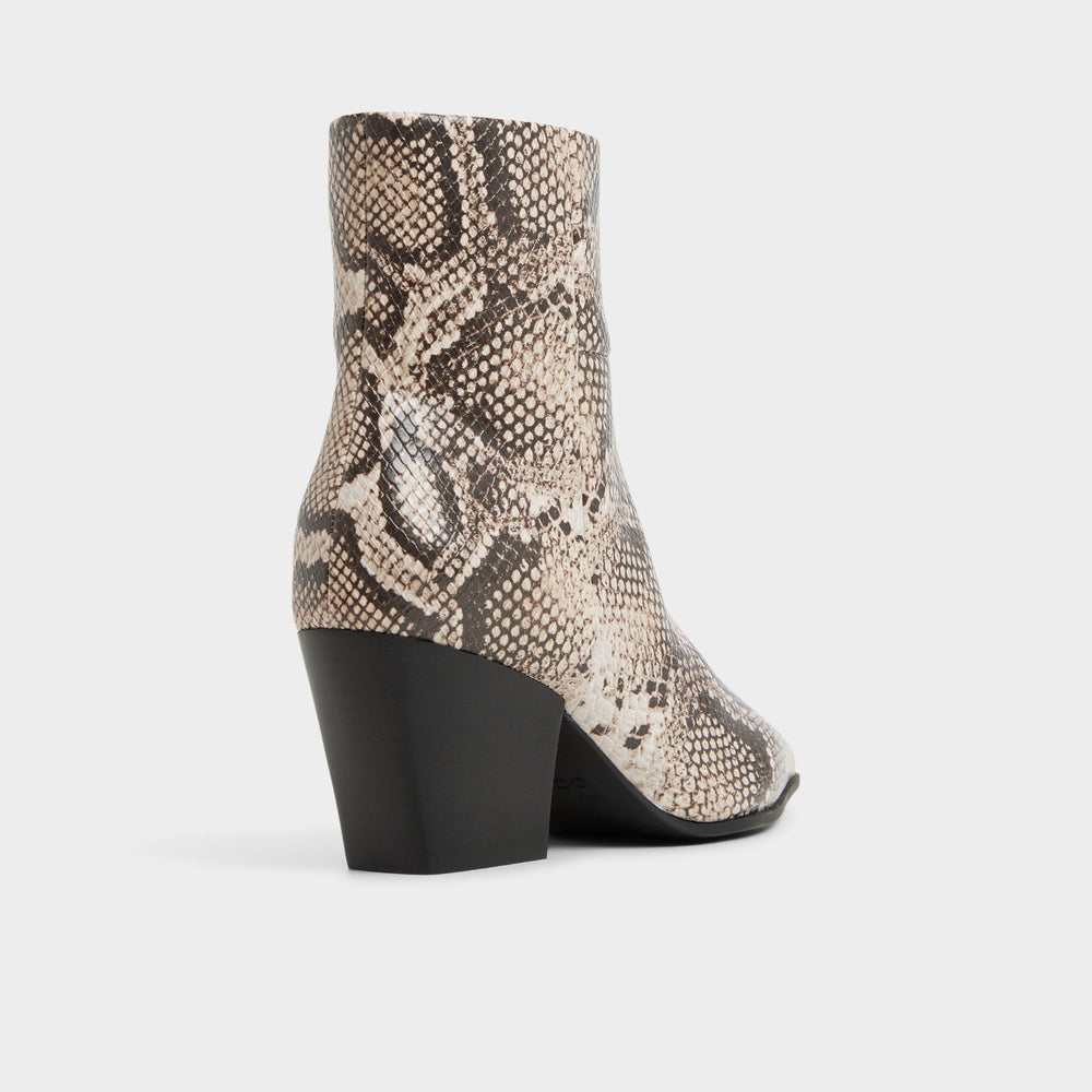 Aldo | Shanah in Open Brown - Ankle boot, Block heel