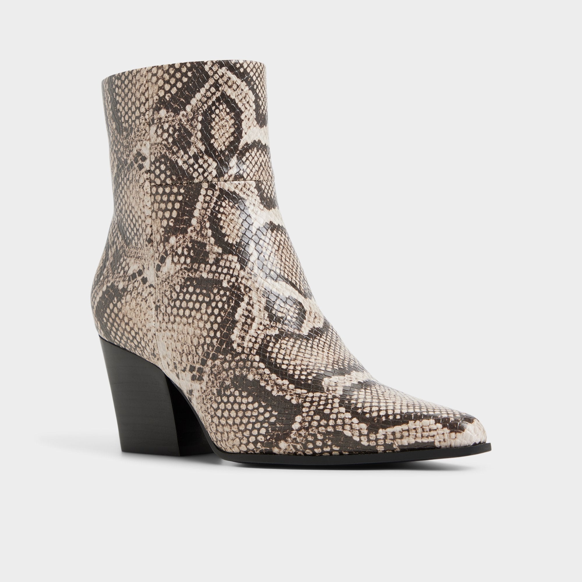 Aldo | Shanah in Open Brown - Ankle boot, Block heel