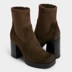 Aldo | Seraphica in Dark Brown 14116582 - Ankle boot, Platform