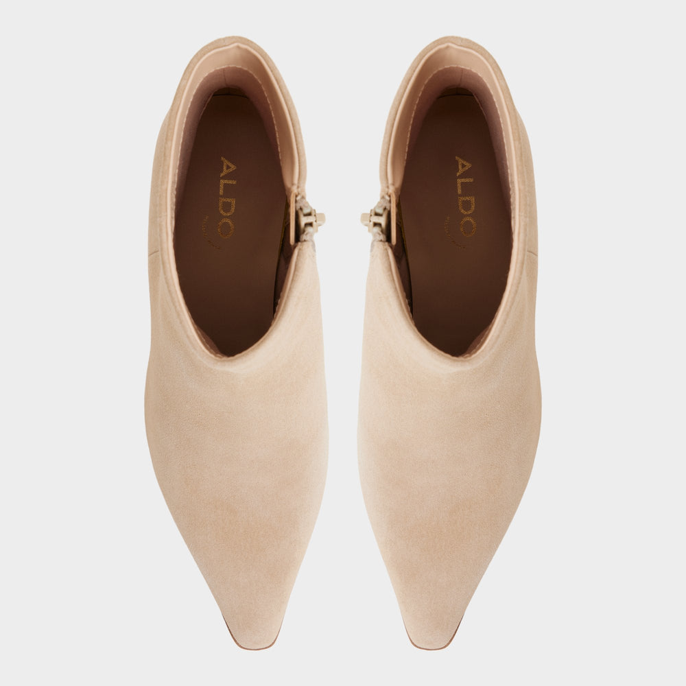 Aldo | Shanah in Light Beige - Ankle boot, Block heel