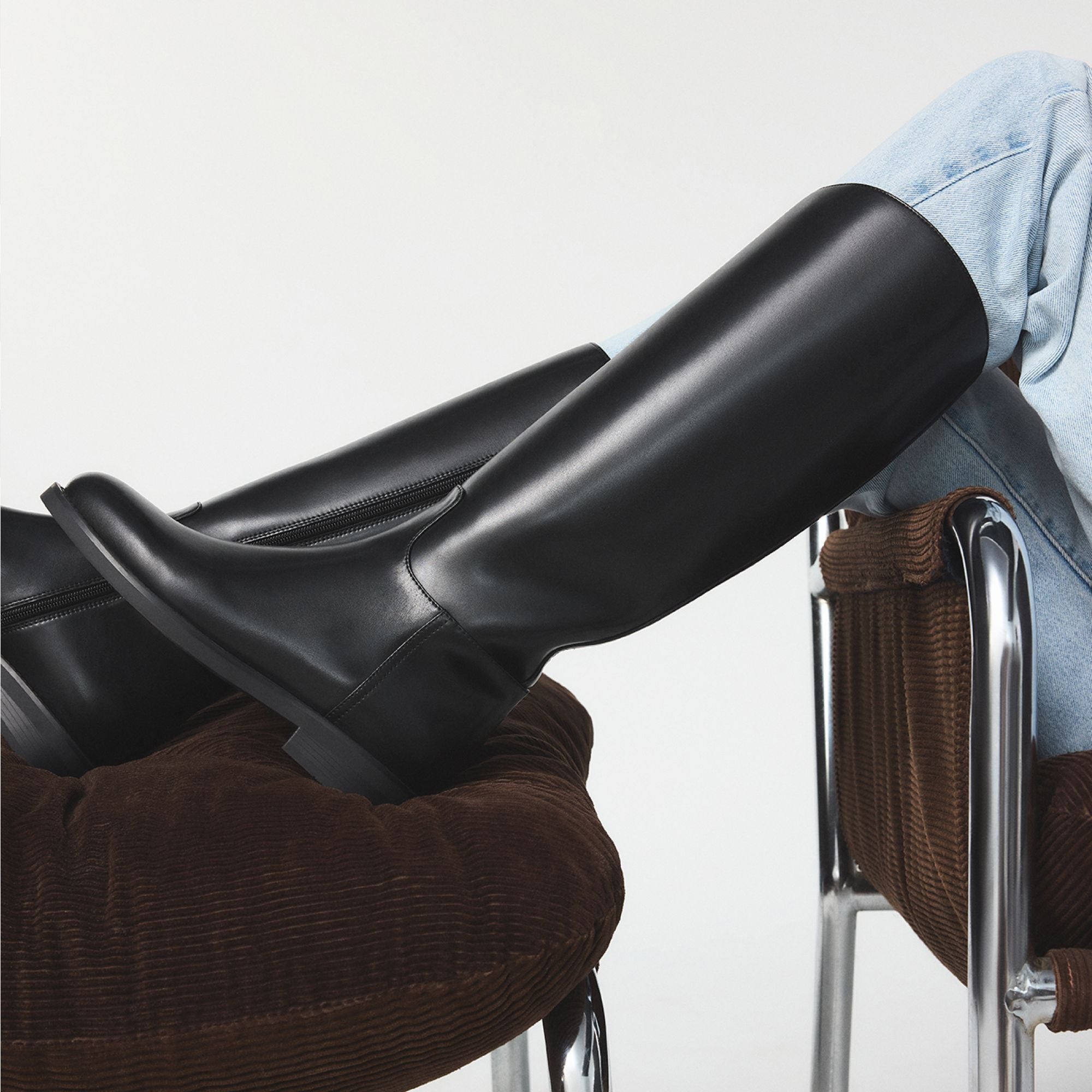 Aldo | Charley in Black - Knee-high boot, Cup sole