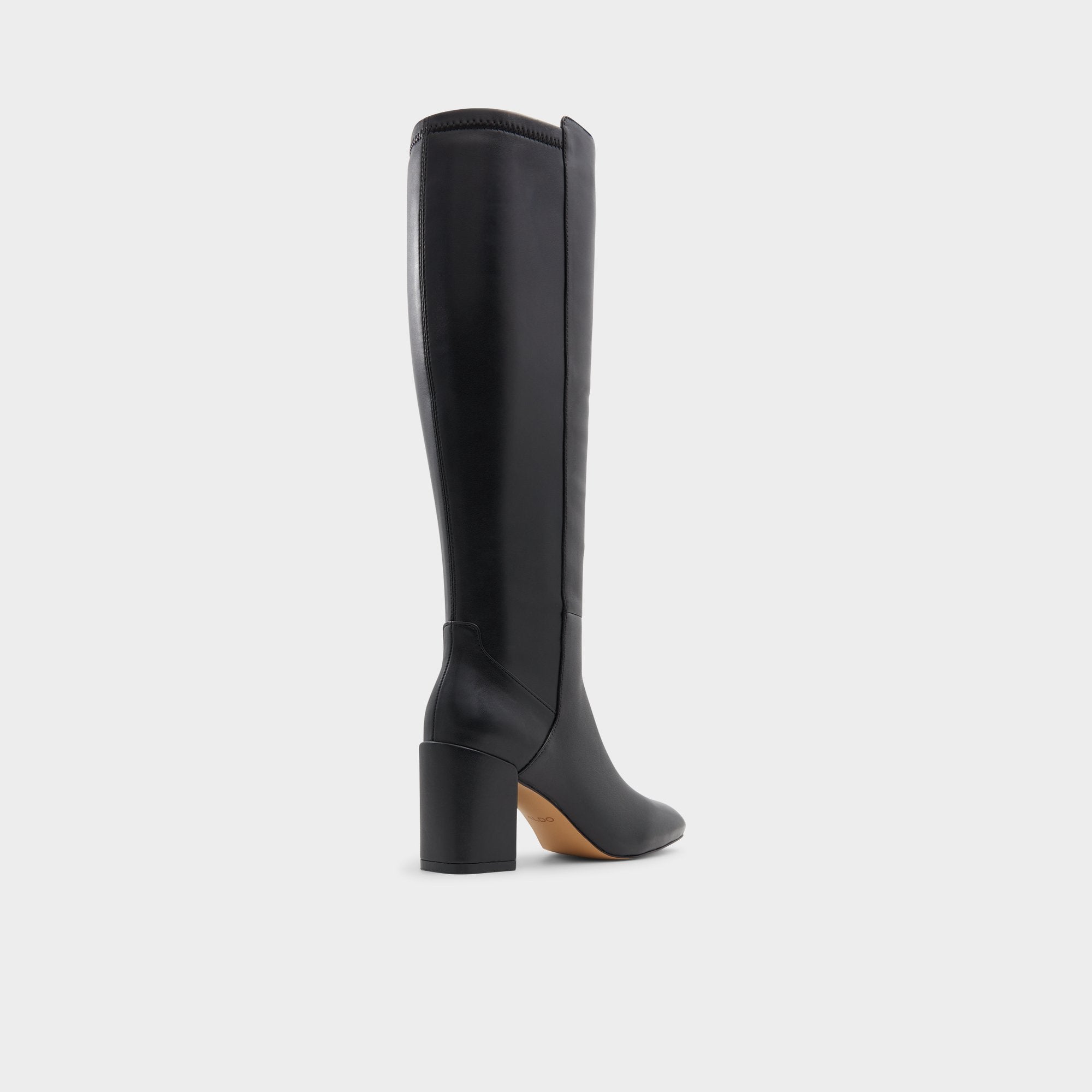 Aldo | Satori Black/Black Women's Tall Boots - Knee-high boot, Block heel