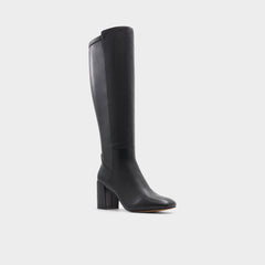 Aldo | Satori Black/Black Women's Tall Boots - Knee-high boot, Block heel