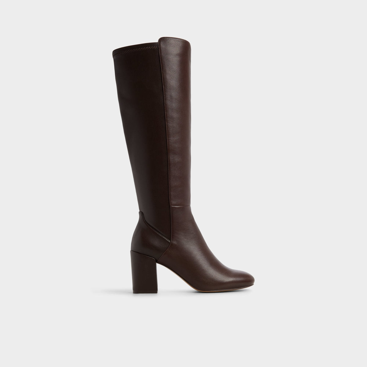 Aldo | Satori Brown Overflow Women's Tall Boots - Knee-high boot, Block heel