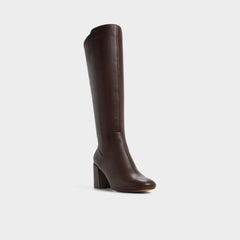 Aldo | Satori Brown Overflow Women's Tall Boots - Knee-high boot, Block heel