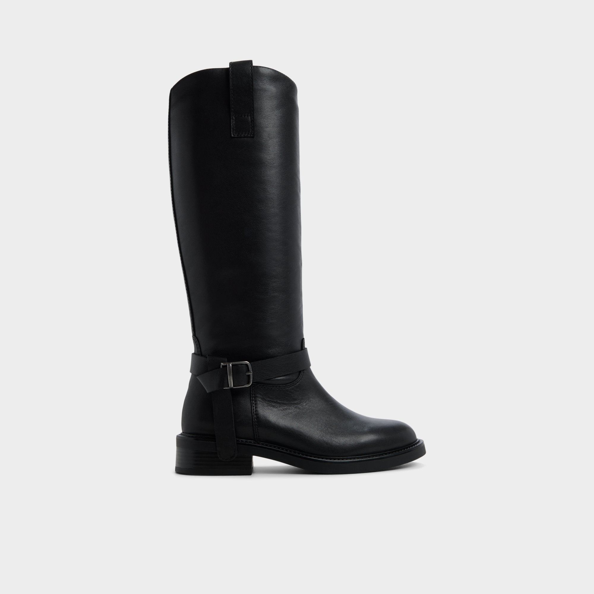 Aldo | Philippa in Black - Riding boot, Block heel
