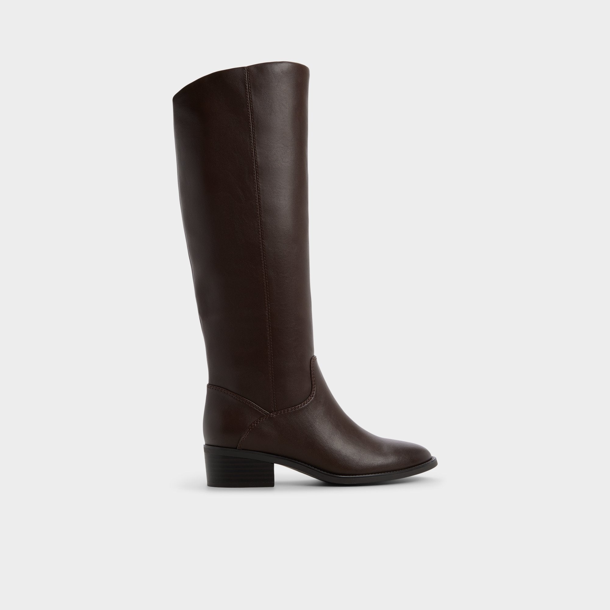 Aldo | Kaydienh in Dark Brown - Knee-high boot, Block heel