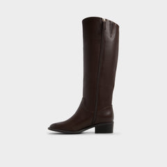 Aldo | Kaydienh in Dark Brown - Knee-high boot, Block heel
