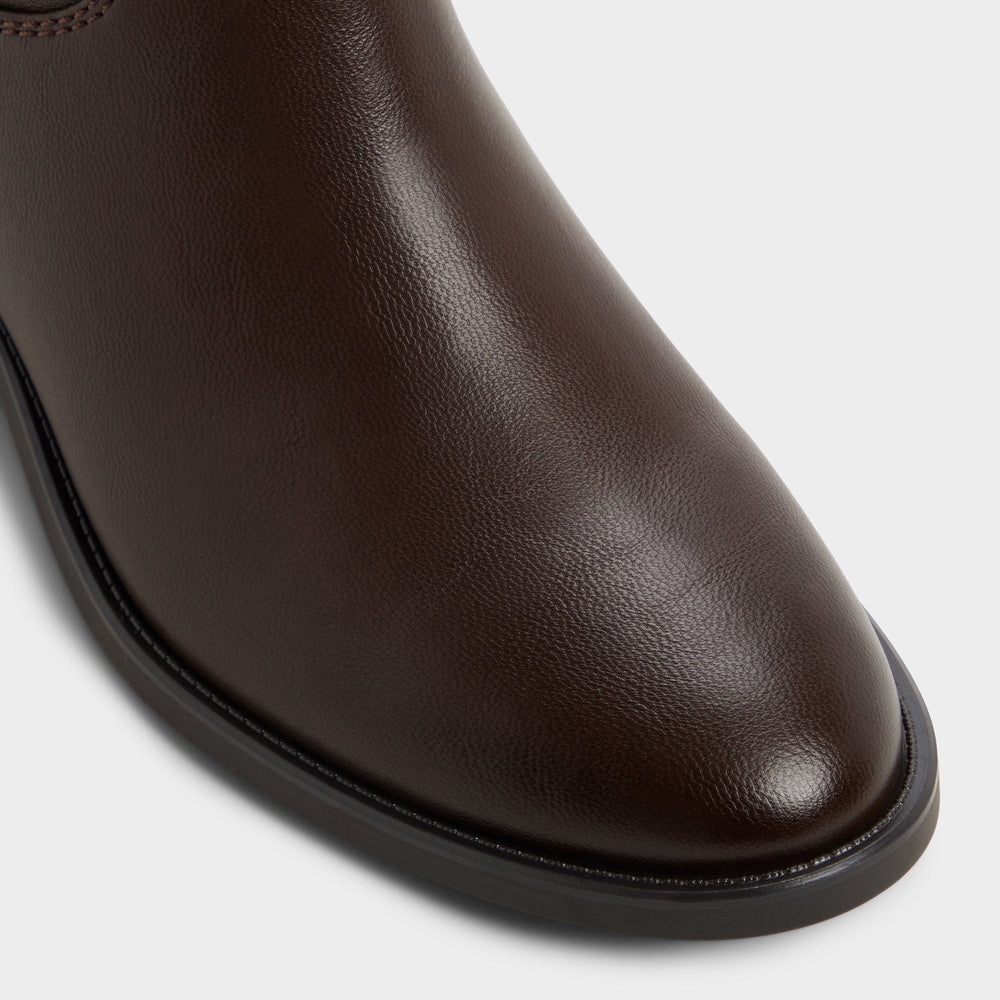 Aldo | Kaydienh in Dark Brown - Knee-high boot, Block heel
