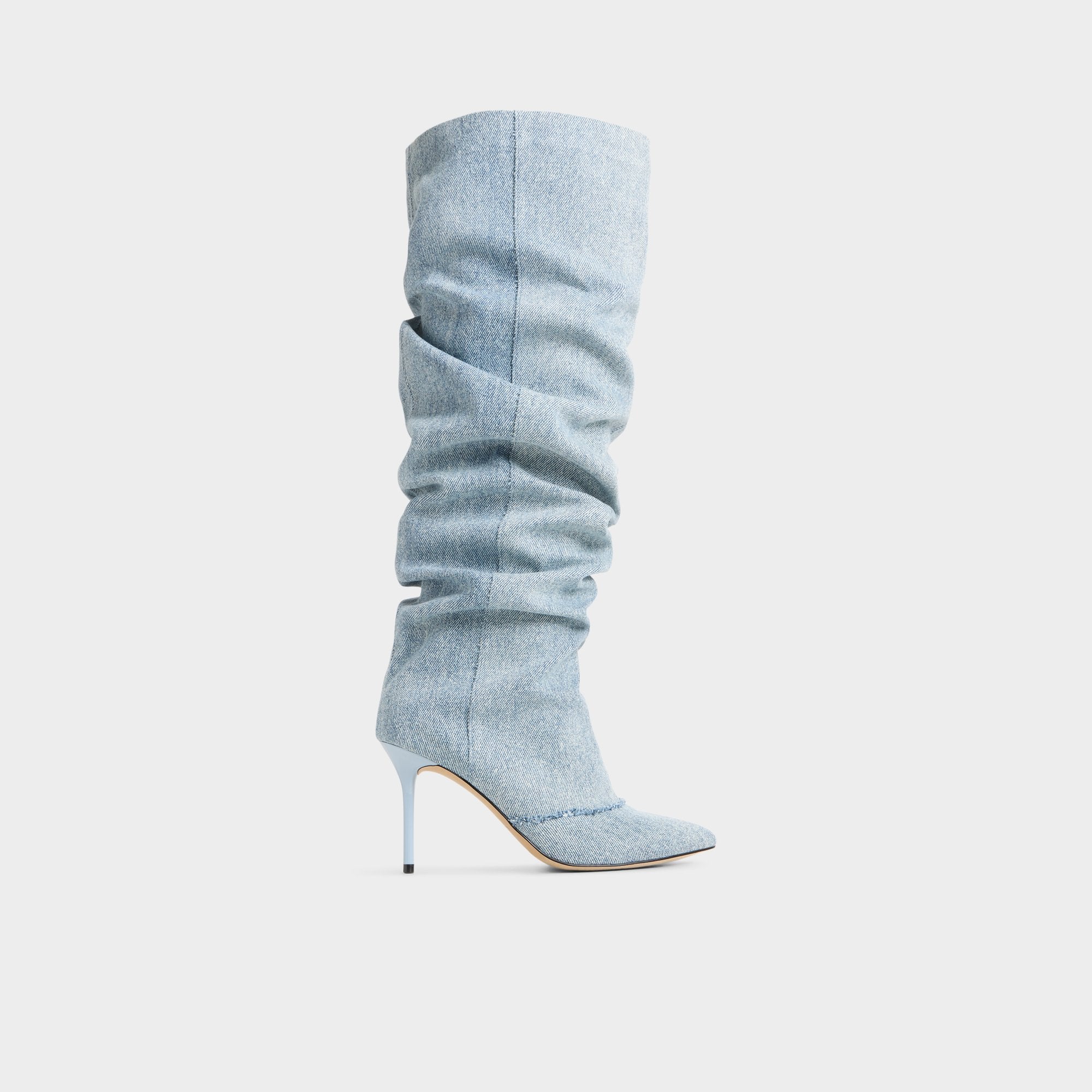 Aldo | Daroba in Denim - Over-the-knee boot, Stiletto heel