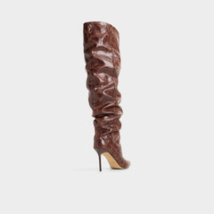 Aldo | Daroba in Dark Brown - Over-the-knee boot, Stiletto heel