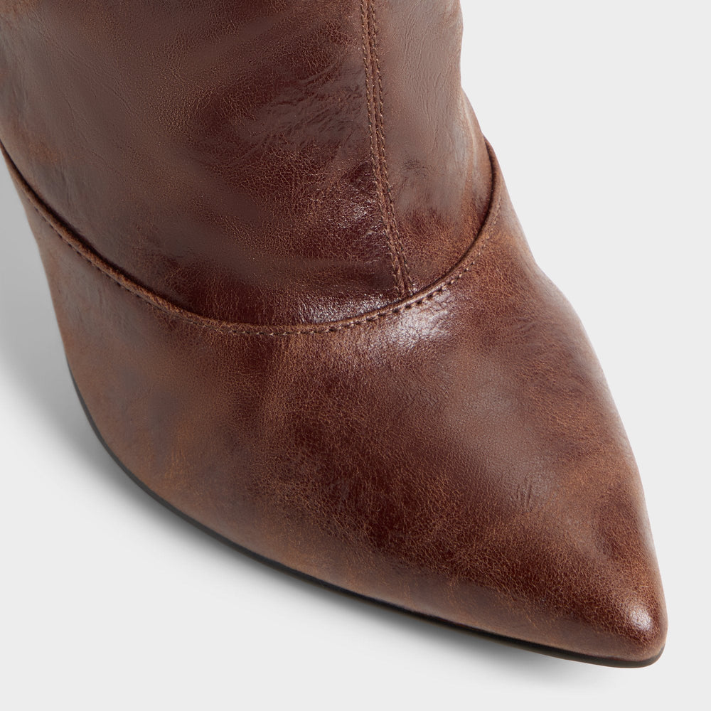 Aldo | Daroba in Dark Brown - Over-the-knee boot, Stiletto heel