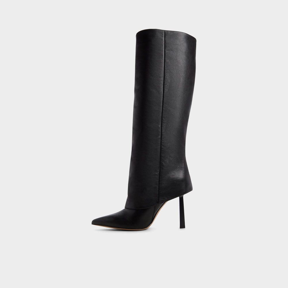Aldo | Lenoria in Black - Knee-high boot, Stiletto heel
