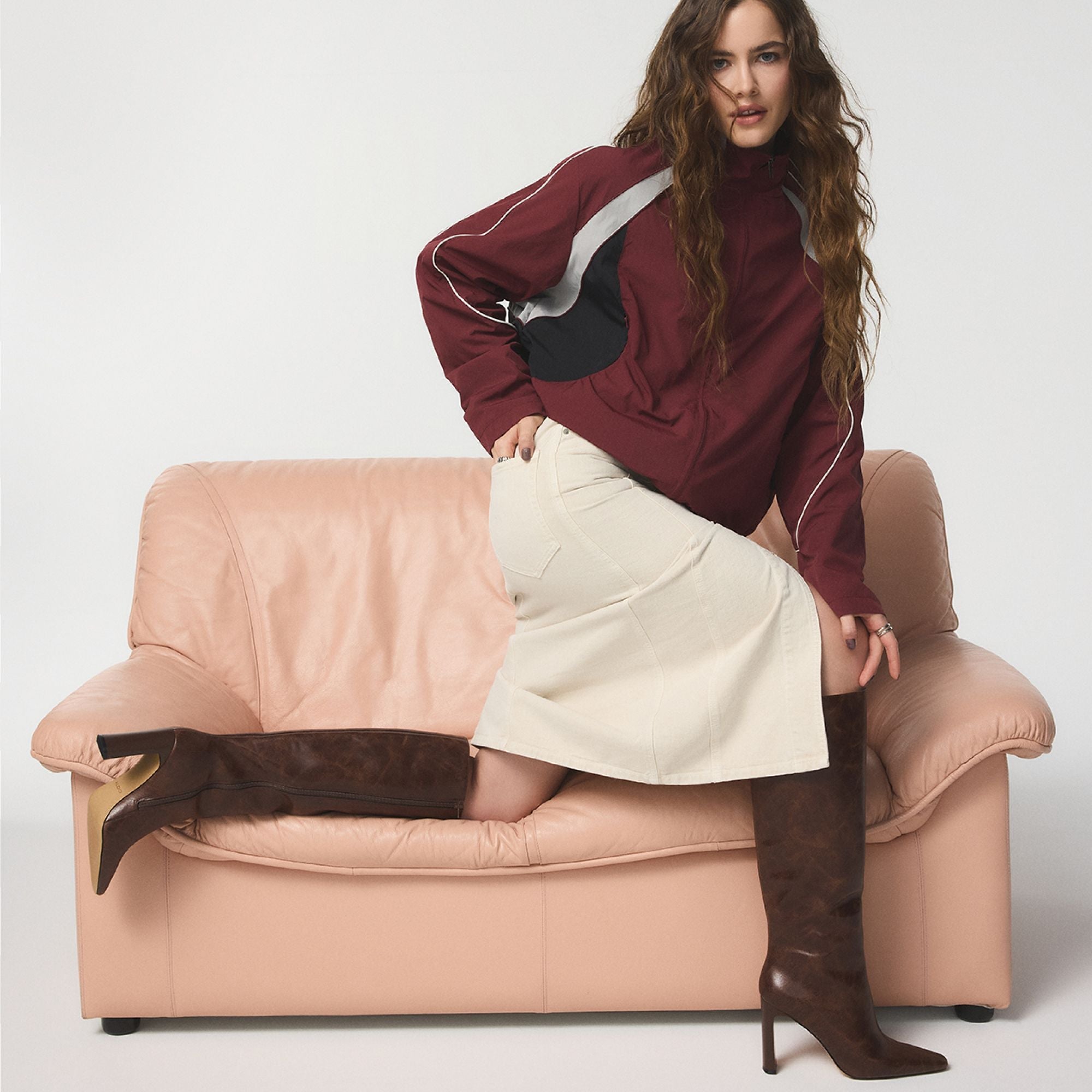 Aldo | Elyne in Wc Medium Brown - Knee-high boot