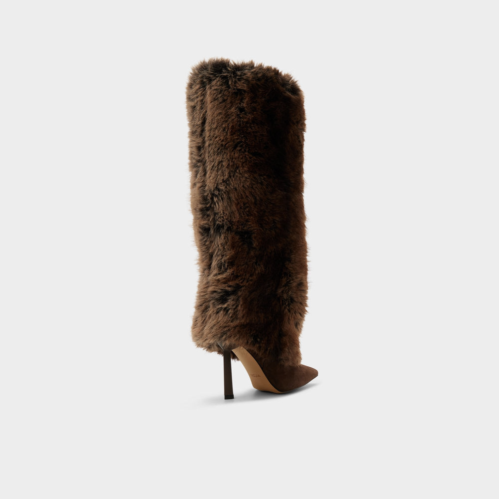 Aldo | Lennore in Dark Brown 14163383 - Knee-high boot, Stiletto heel