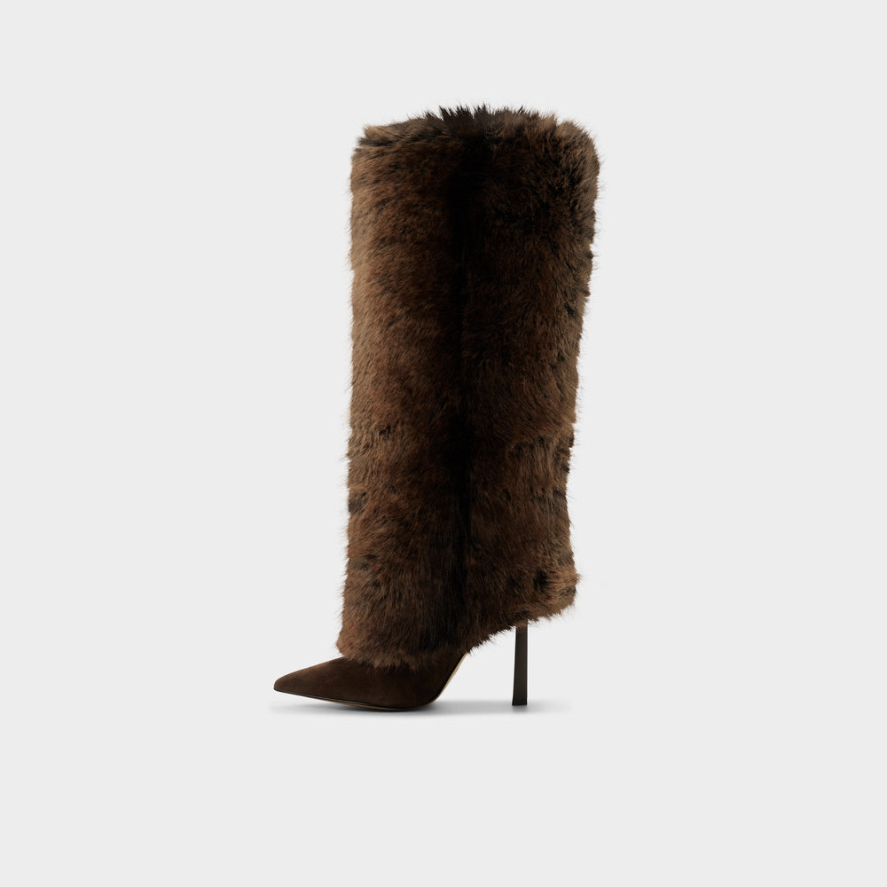 Aldo | Lennore in Dark Brown 14163383 - Knee-high boot, Stiletto heel