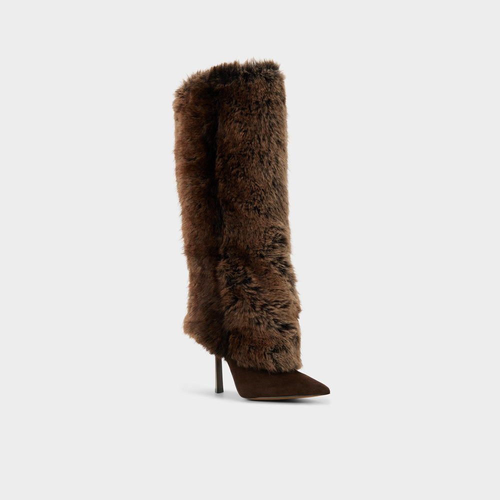 Aldo | Lennore in Dark Brown 14163383 - Knee-high boot, Stiletto heel