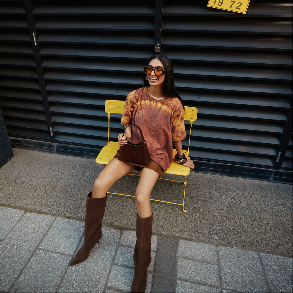 Aldo | Selora in Dark Brown - Knee-high boot, Stiletto heel