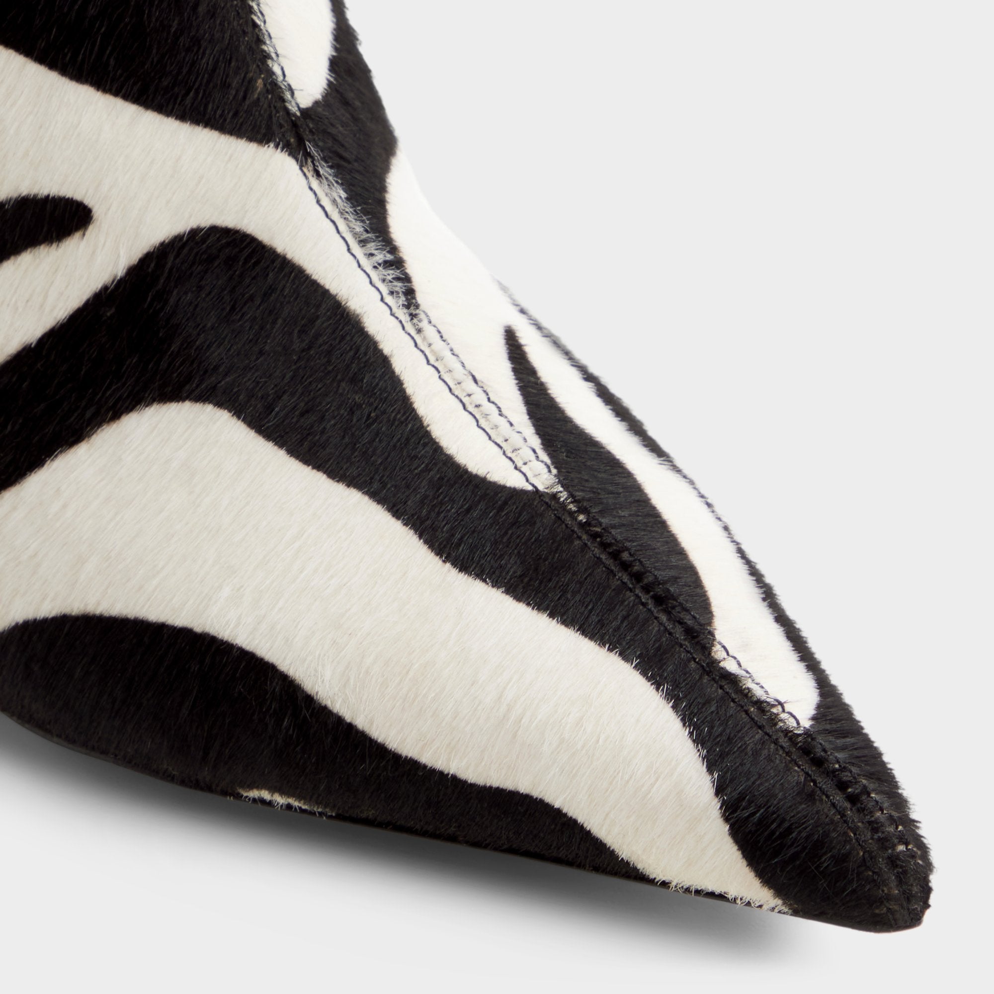 Aldo | Gabelia in White Black - Knee-high boot, Kitten heel