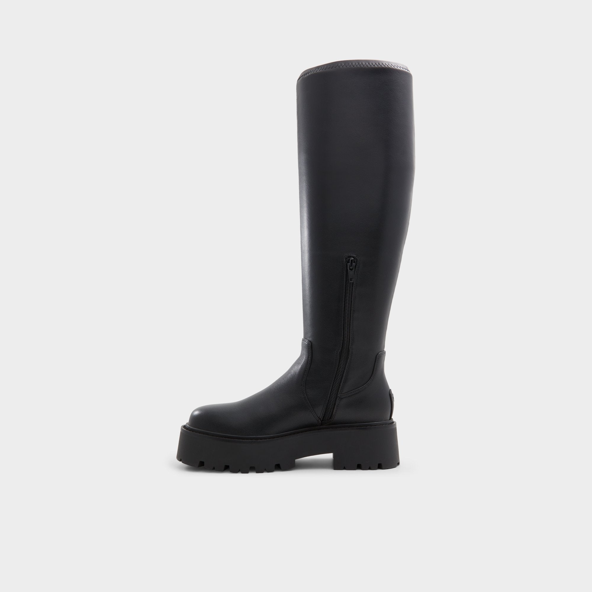Aldo | Carelden Black Women's Tall Boots - Knee-high boot, Lug sole