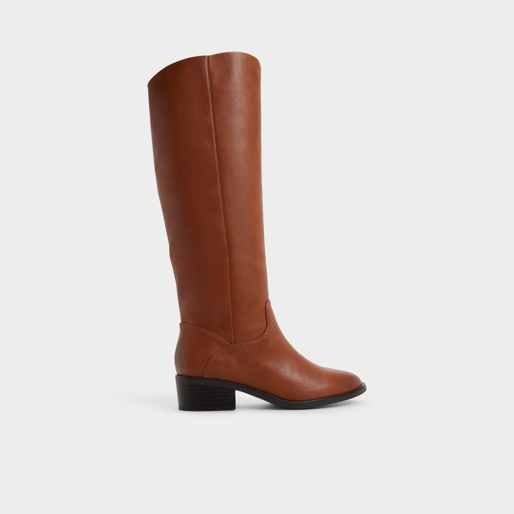 Aldo | Kaydienh in Medium Brown - Knee-high boot, Block heel