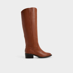 Aldo | Kaydienh in Medium Brown - Knee-high boot, Block heel