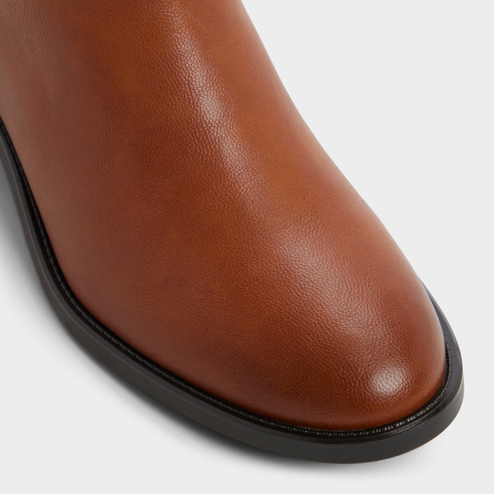 Aldo | Kaydienh in Medium Brown - Knee-high boot, Block heel