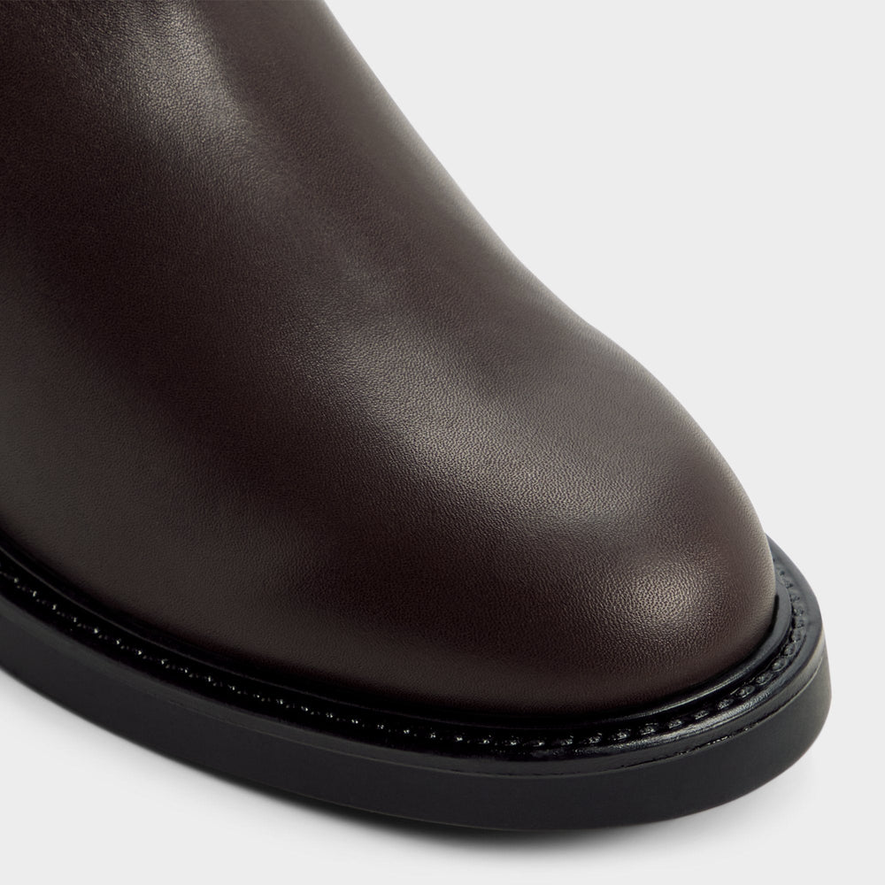 Aldo | Philippa in Dark Brown - Riding boot, Block heel