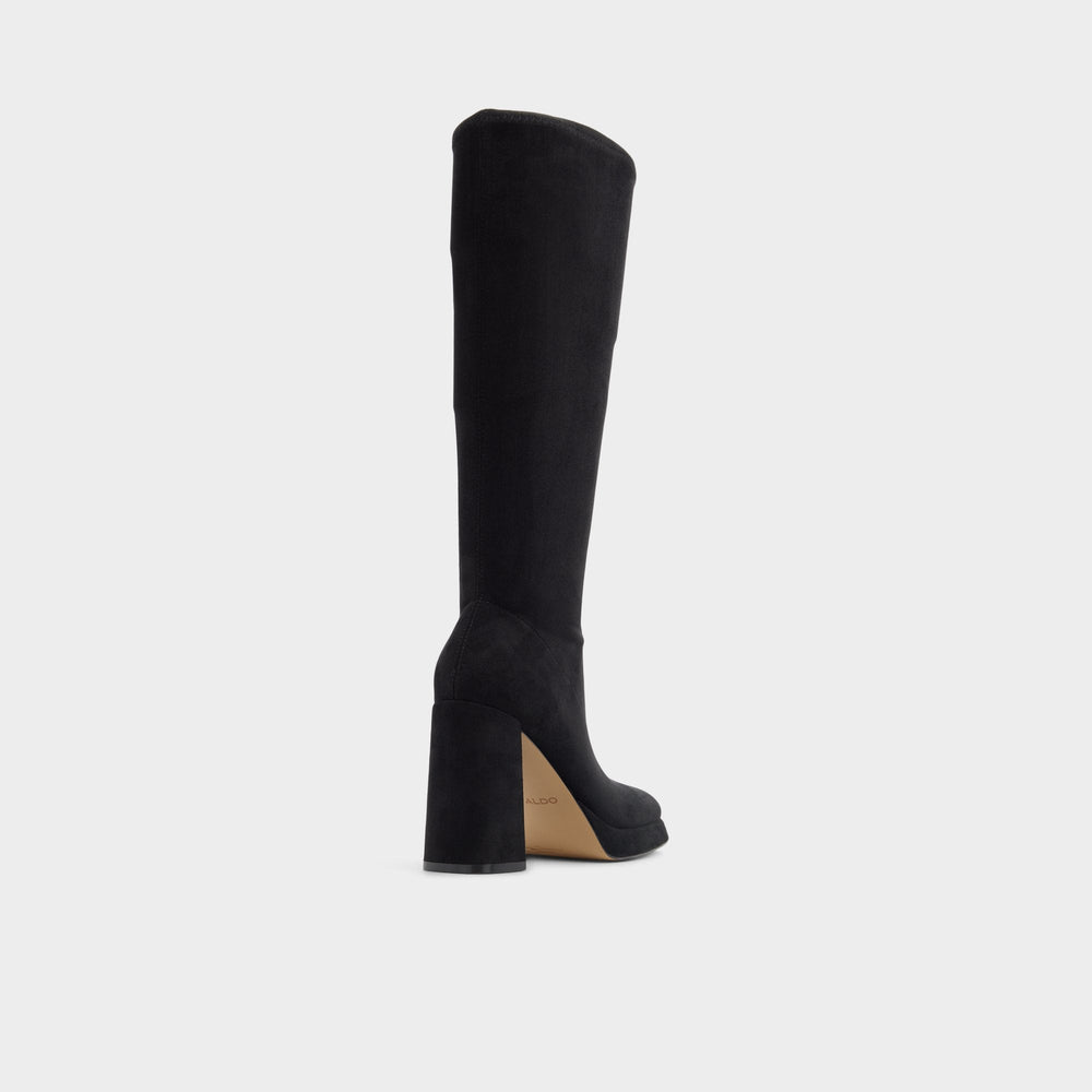 Aldo | Gisselle in Black - Knee-high boot, Platform