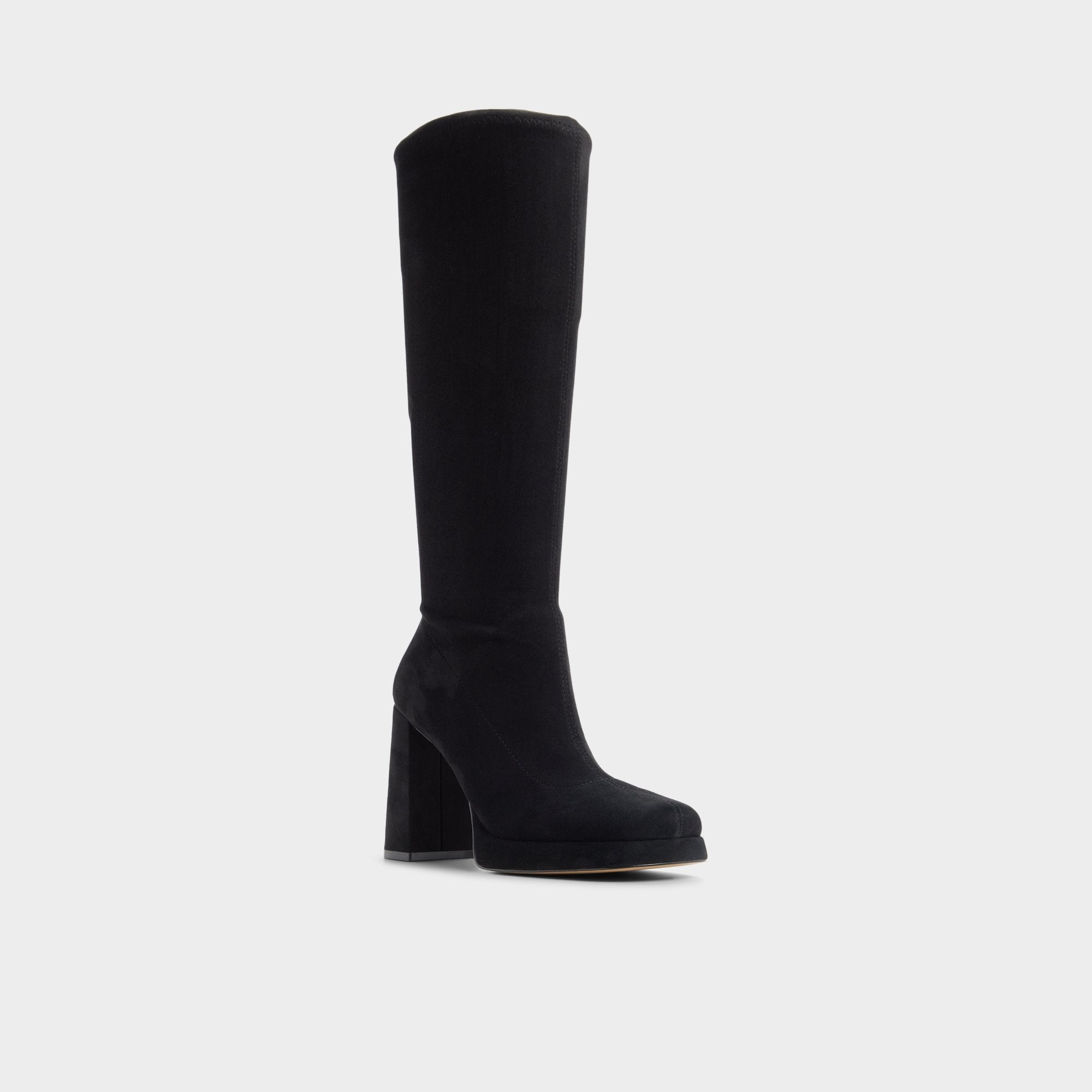 Aldo | Gisselle in Black - Knee-high boot, Platform