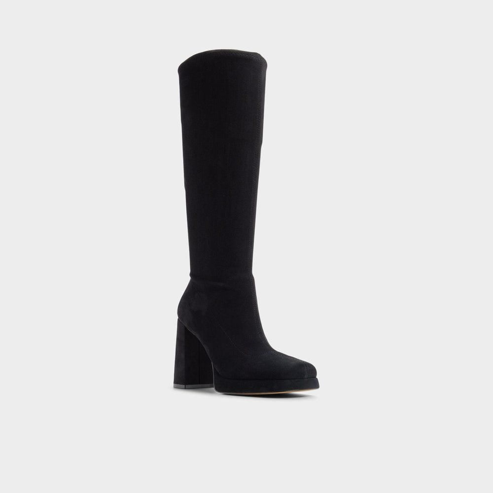 Aldo | Gisselle in Black - Knee-high boot, Platform