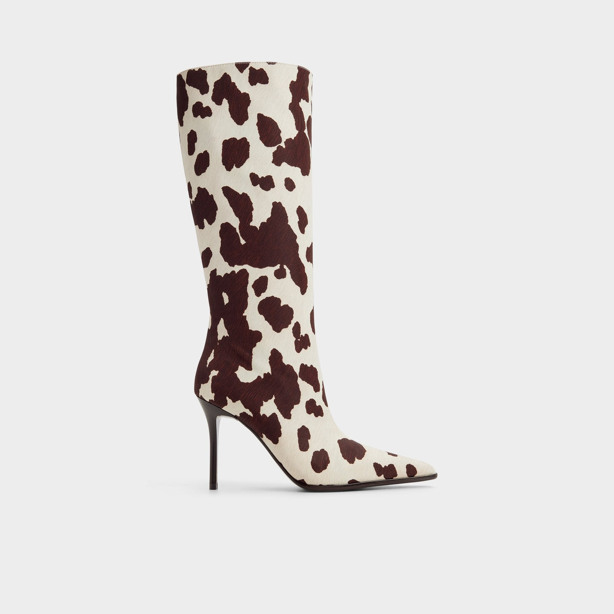 Aldo | Re in Emma Open Brown - Knee-high boot, Stiletto heel