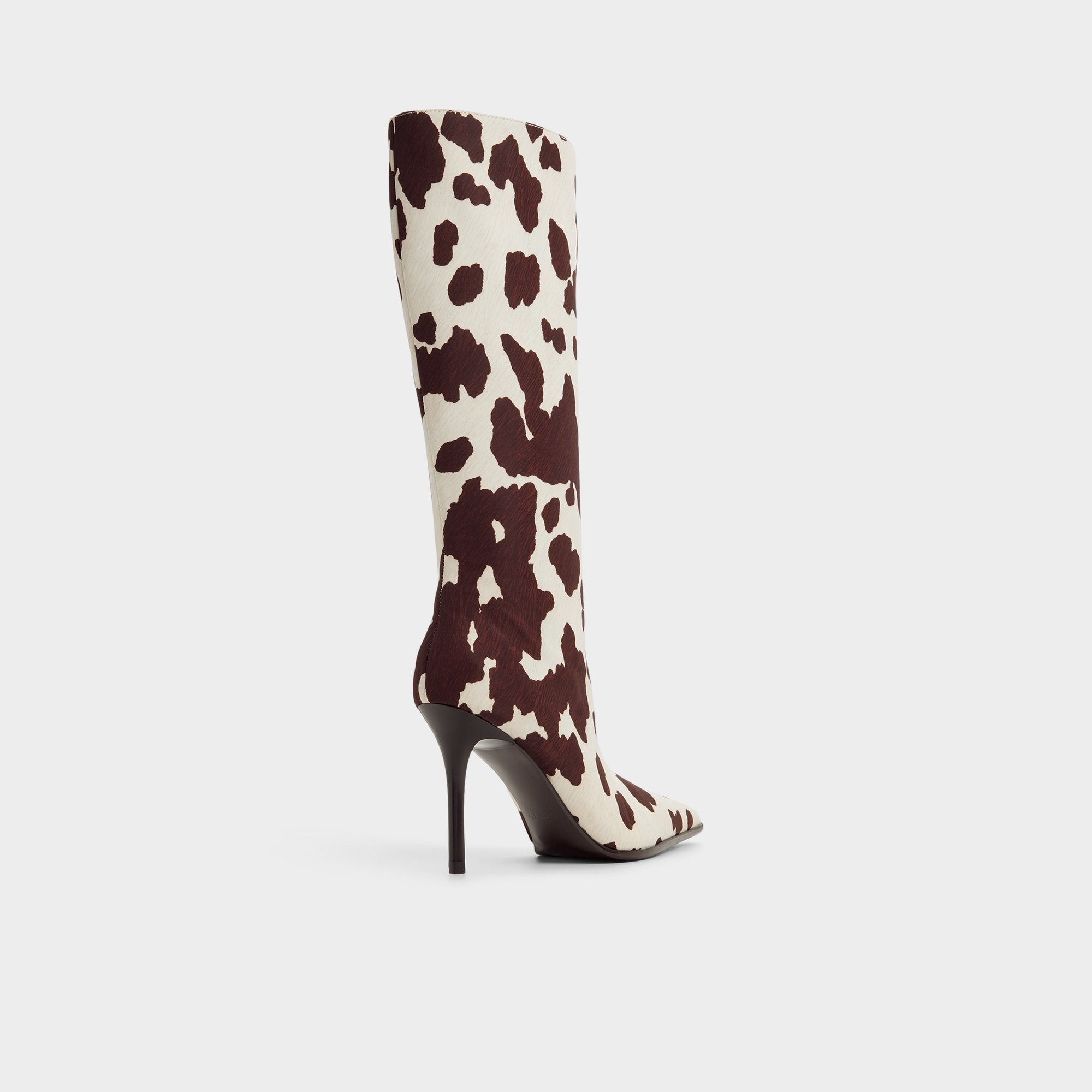 Aldo | Re in Emma Open Brown - Knee-high boot, Stiletto heel
