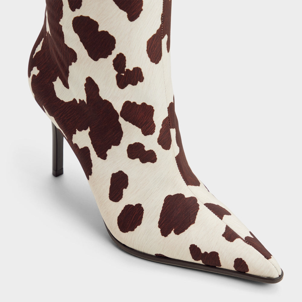 Aldo | Re in Emma Open Brown - Knee-high boot, Stiletto heel