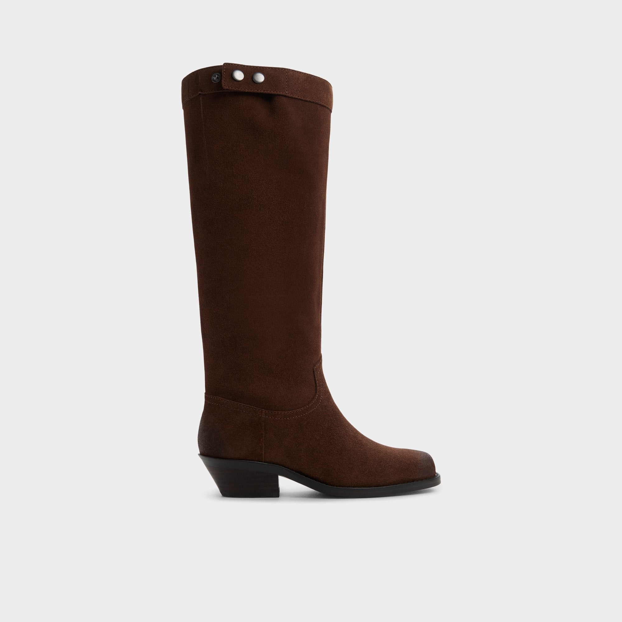 Aldo | Emberlyn in Dark Brown 14163446 - Knee-high western boot, Cup sole