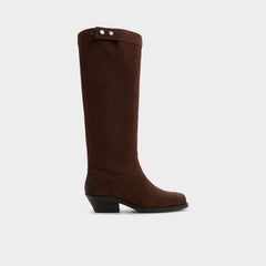 Aldo | Emberlyn in Dark Brown 14163446 - Knee-high western boot, Cup sole