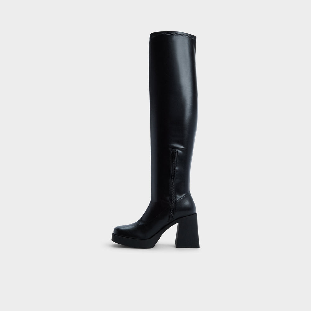 Aldo | Maritza in Black - Over-the-knee boot, Platform