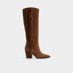 Aldo | Kaelya in Dark Brown - Knee-high boot, Block heel